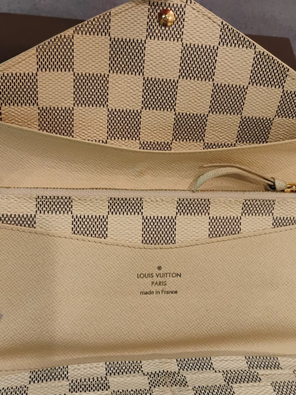 Louis Vuitton Josephine Damier Azur long wallet - Picture 6 of 12